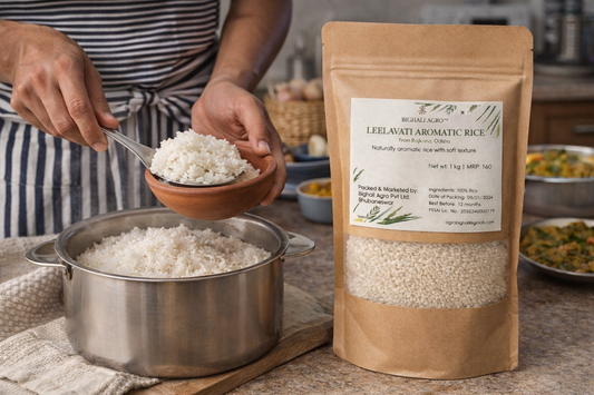 લીલાવતી સુગંધિત ચોખા - ઓડિશાના રાણાઝહલીના કુદરતી રીતે સુગંધિત ચોખા