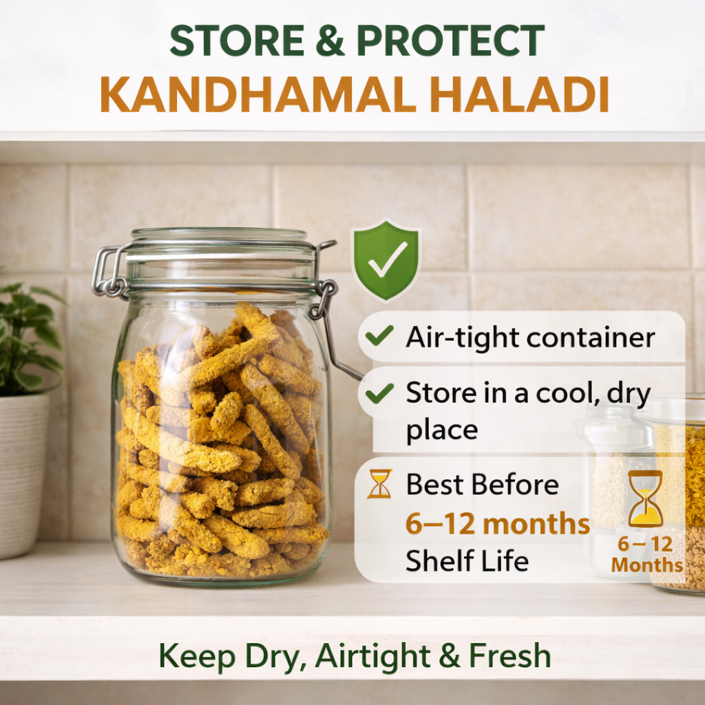 Turmeric Finger (Kandhamal Haladi) – Traditional Spice from Kandhamal, Odisha