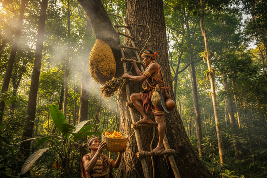 Wild Honey Harvesting - Tribal Traditions: Sustainable Practices from Odisha's Forests