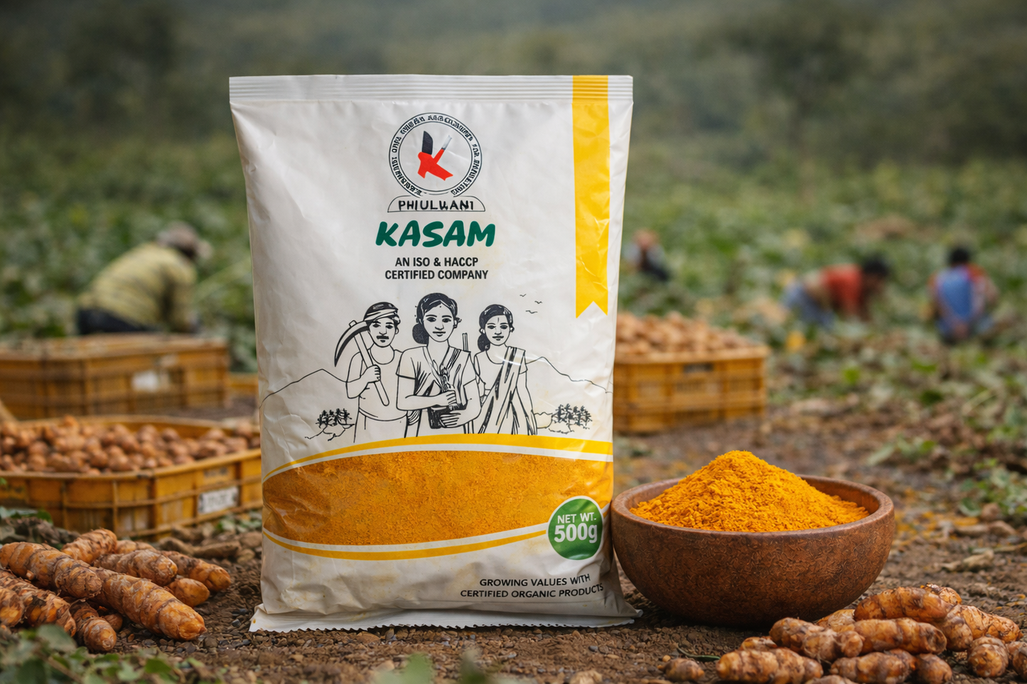 Kasam Haladi | Native Turmeric Powder | Kandhamal, Odisha