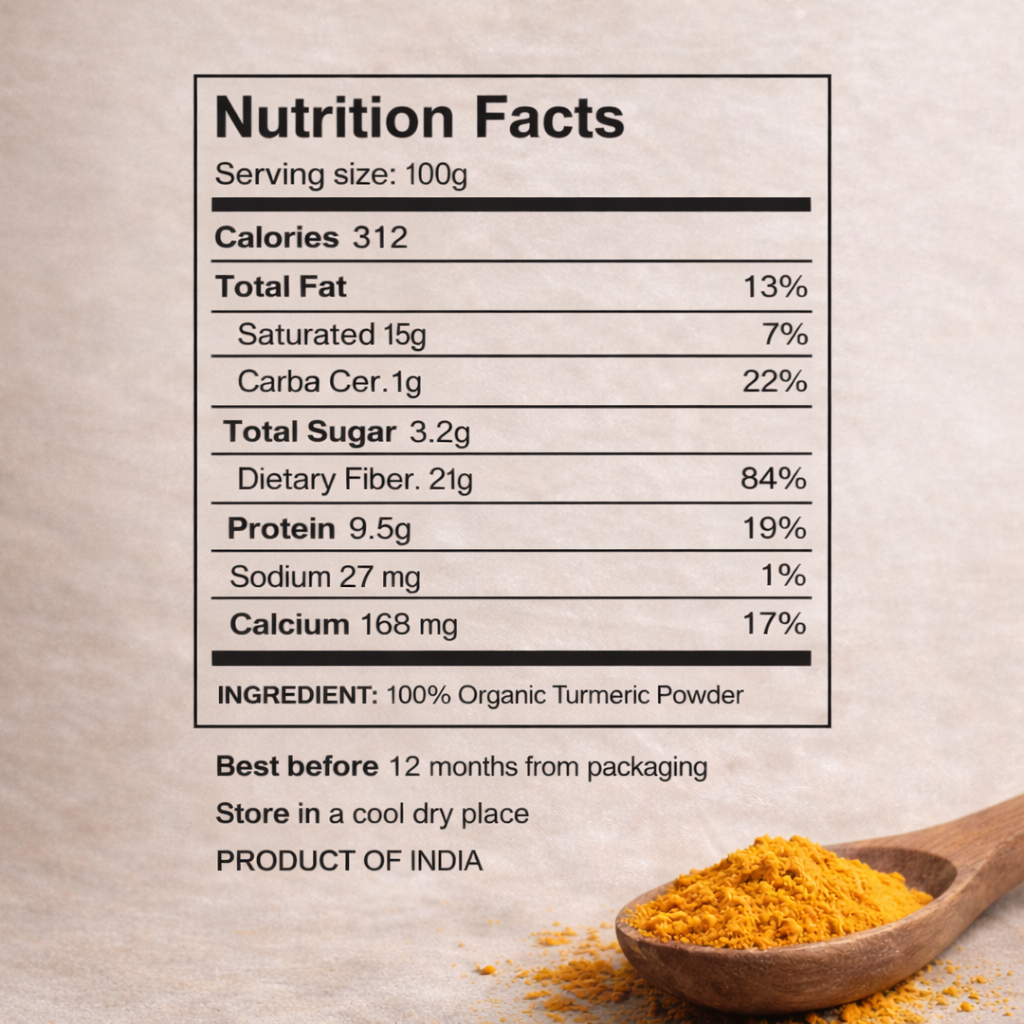 Kasam Haladi | Native Turmeric Powder | Kandhamal, Odisha