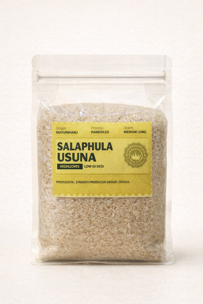 Packaged product labeled 'Salaphula Usuna' on a white background