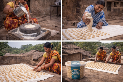 Premium Urad Dal Badi – Traditional Lentil Dumplings from Odisha