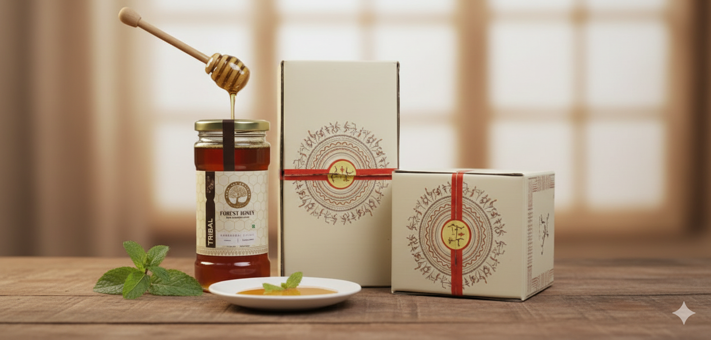 Tribal Forest Honey – Raw & Unprocessed | Kandhamal Forest | 250g | 500g | Wild Harvested by Kondha Tribes