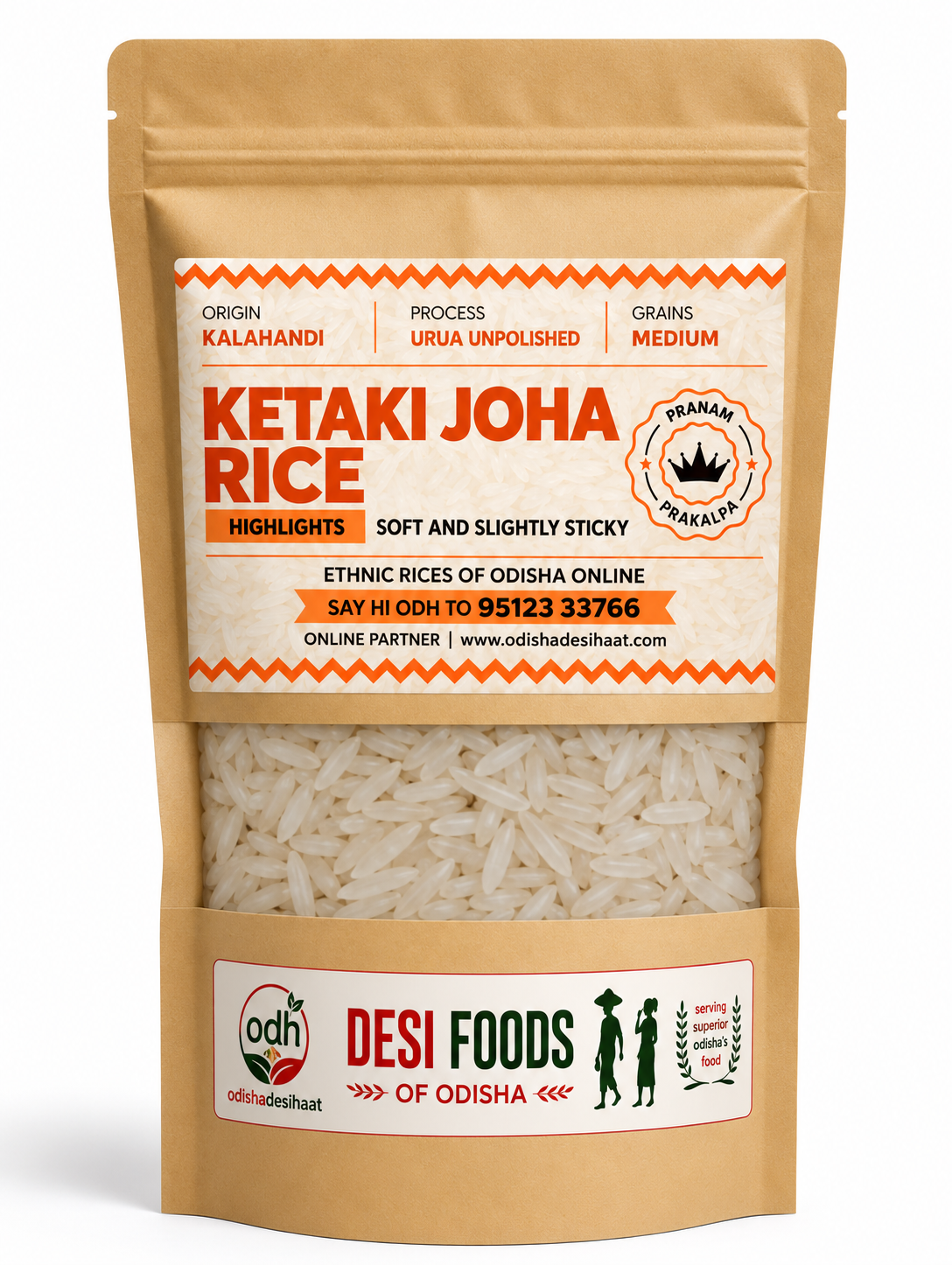 hero image for ketaki joha rice