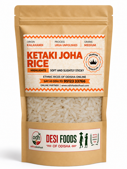 hero image for ketaki joha rice