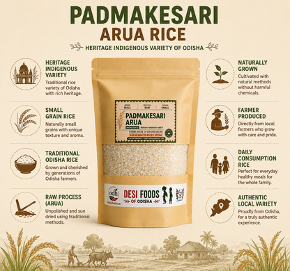 Padma Kesari Rice – Traditional Aromatic Rice from cuttack, Odisha