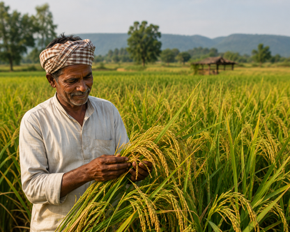 Pimpudibasa Rice – Unpolished Aromatic Rice from Odisha