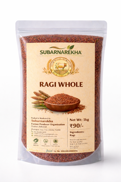 Subarnarekha Ragi Whole package on a white background