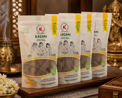 Four packages of 'Kasam' brand 