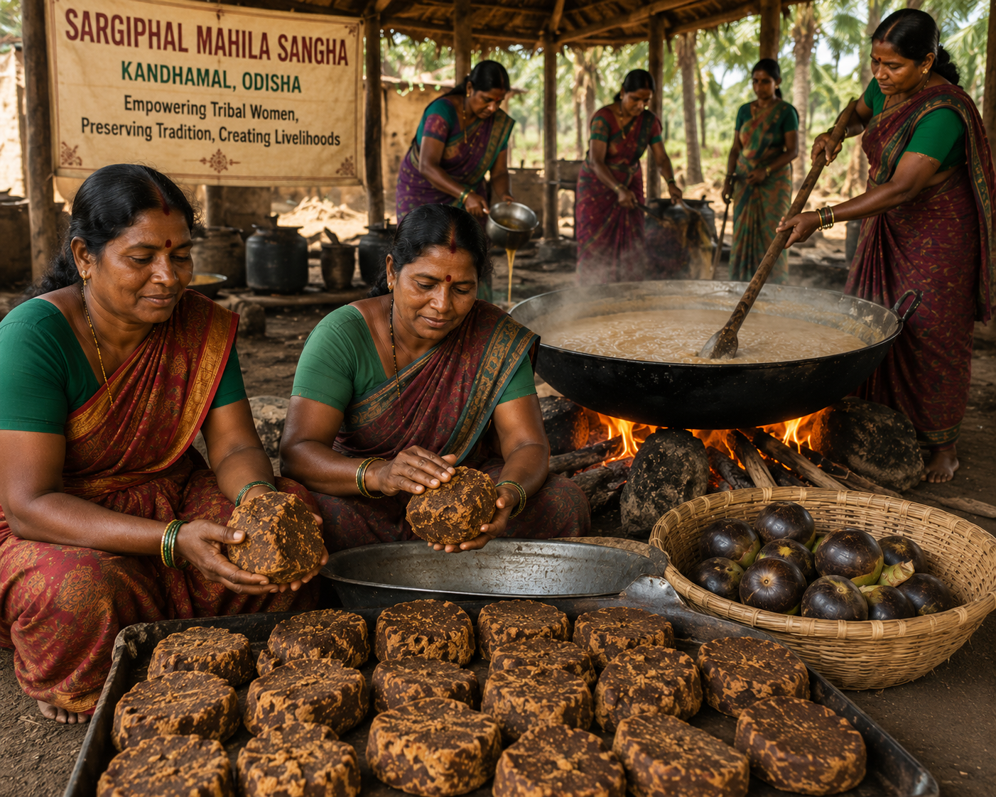 Tail Palm Jaggery – Traditional Salapa Guda from Kandhamal, Odisha