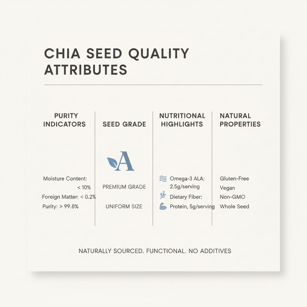 Chia Seeds Quality Panel