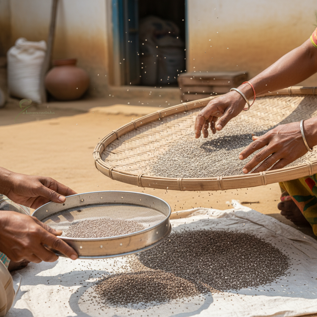 Chia Seeds Traditional Cleaning