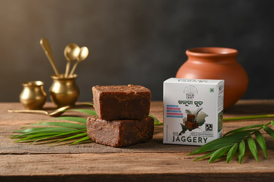 Orissa Date Palm Jaggery (Khajuri Guda) - 100% Pure Organic Sweetener