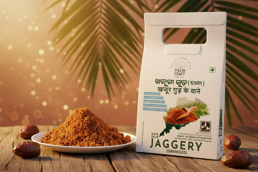 Orissa Date Palm Jaggery (Khajuri Guda) - 100% Pure Organic Sweetener