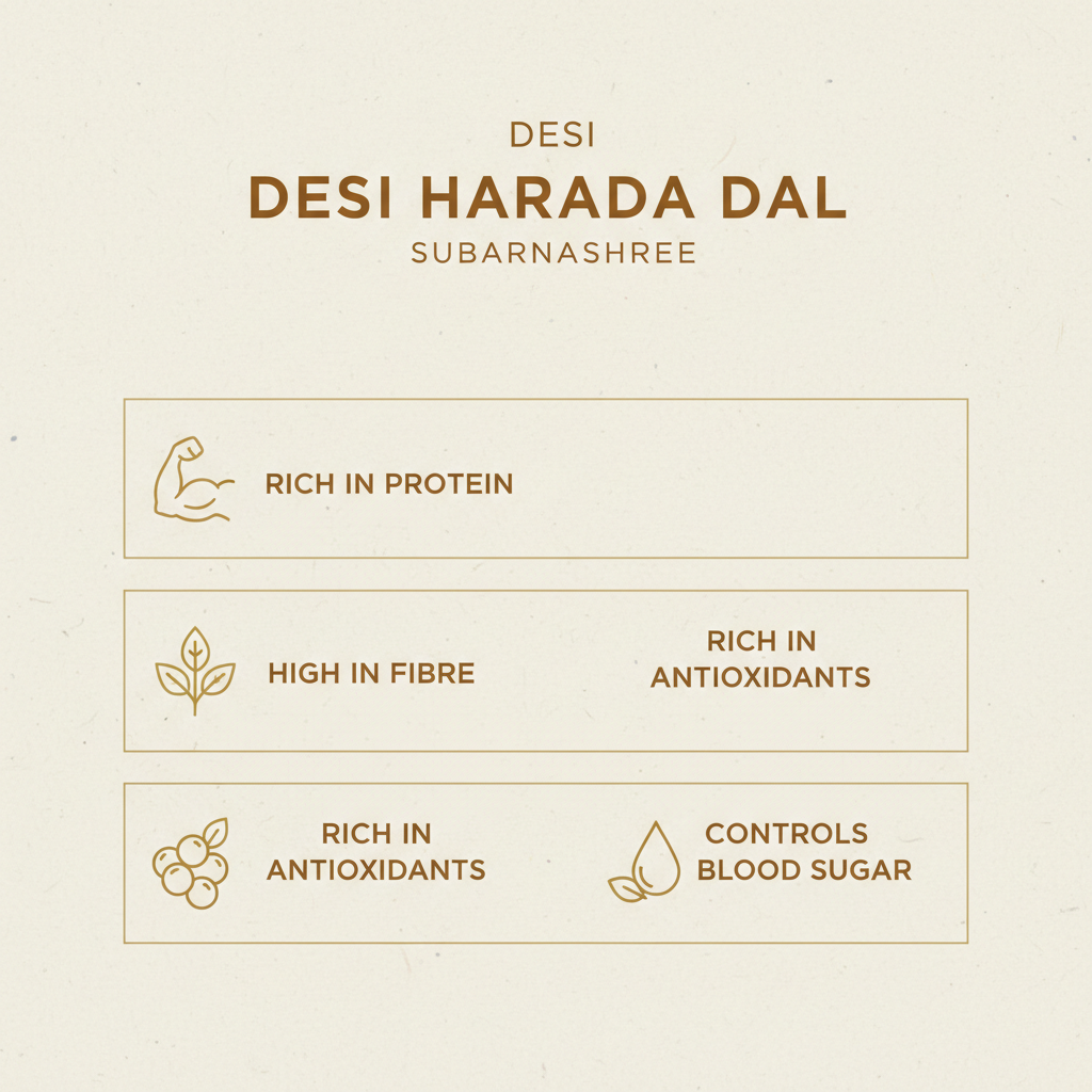 Desi Harada Dal Benefits Info