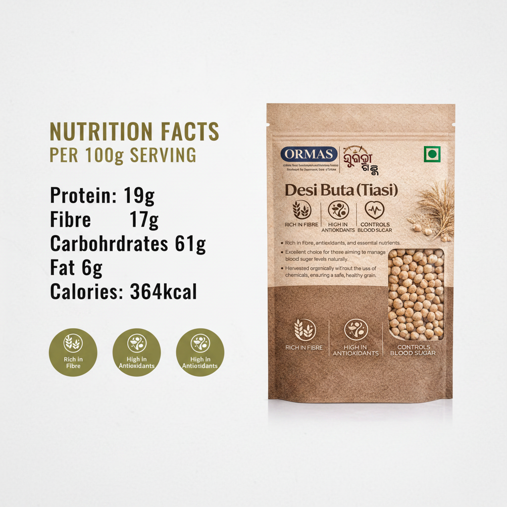 Nutrition Facts Infographic Desi Tiasi Buta