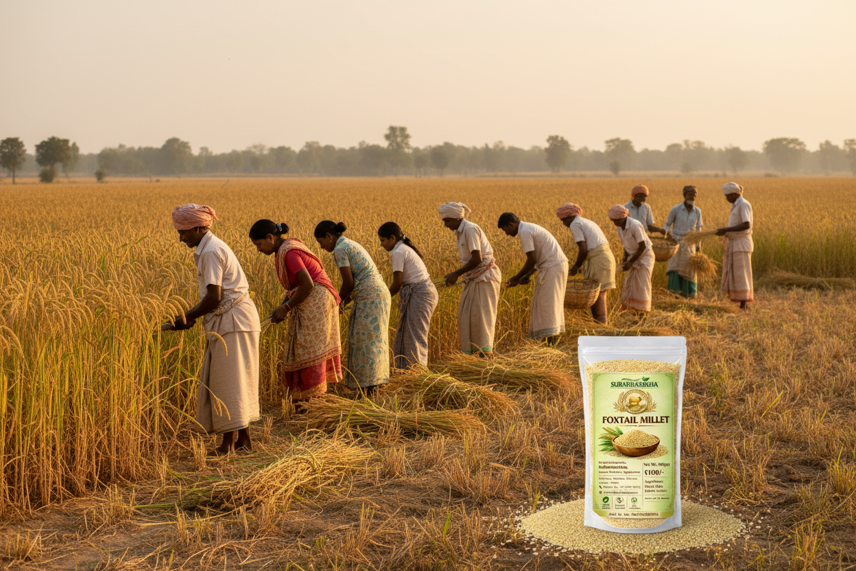 Foxtail Millet Farmers Field