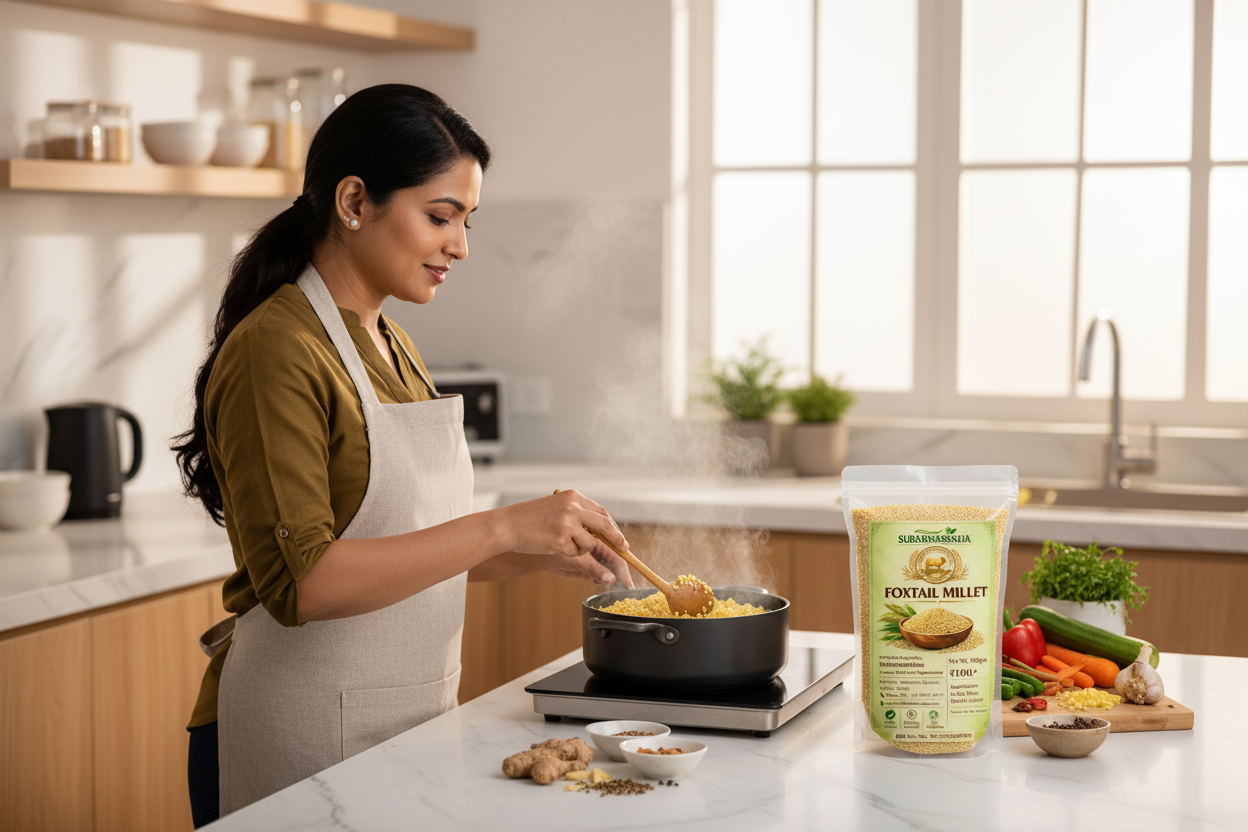 Foxtail Millet Modern Kitchen