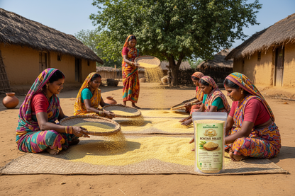 Foxtail Millet Traditional Processing