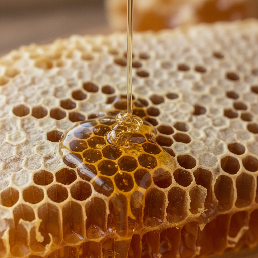 Kasam Honey Raw Ingredient Close-up