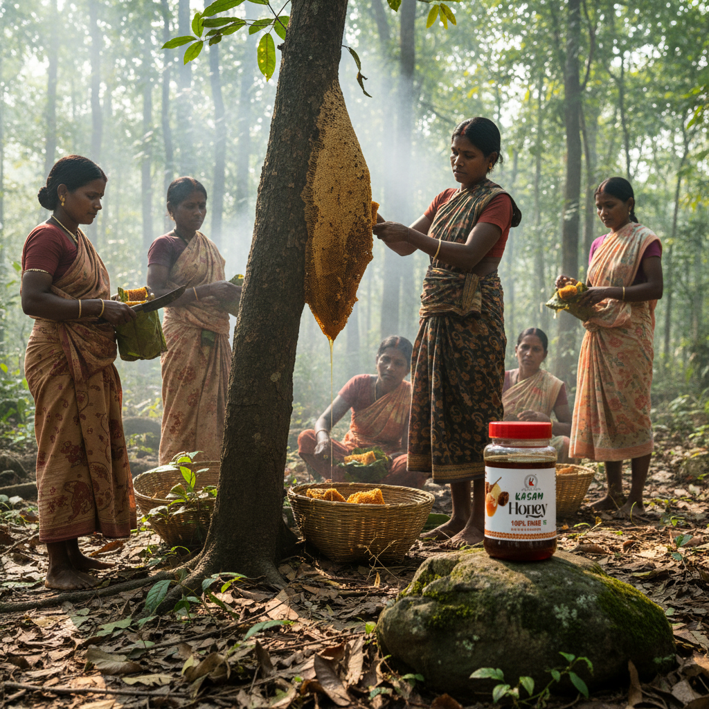 Kasam Honey Traditional Beekeeping Odisha