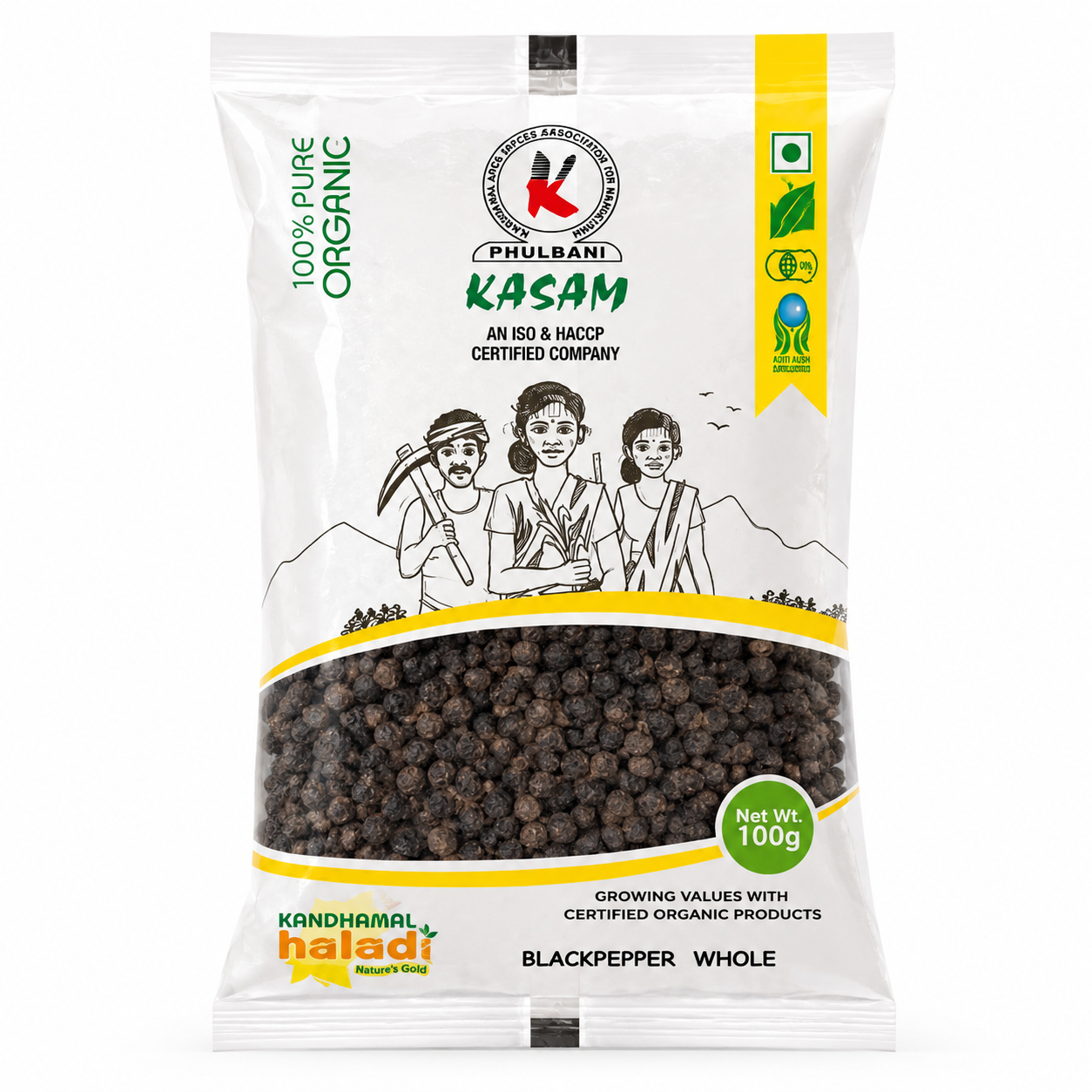 Black Pepper Whole – Whole Peppercorns from Kandhamal, Odisha