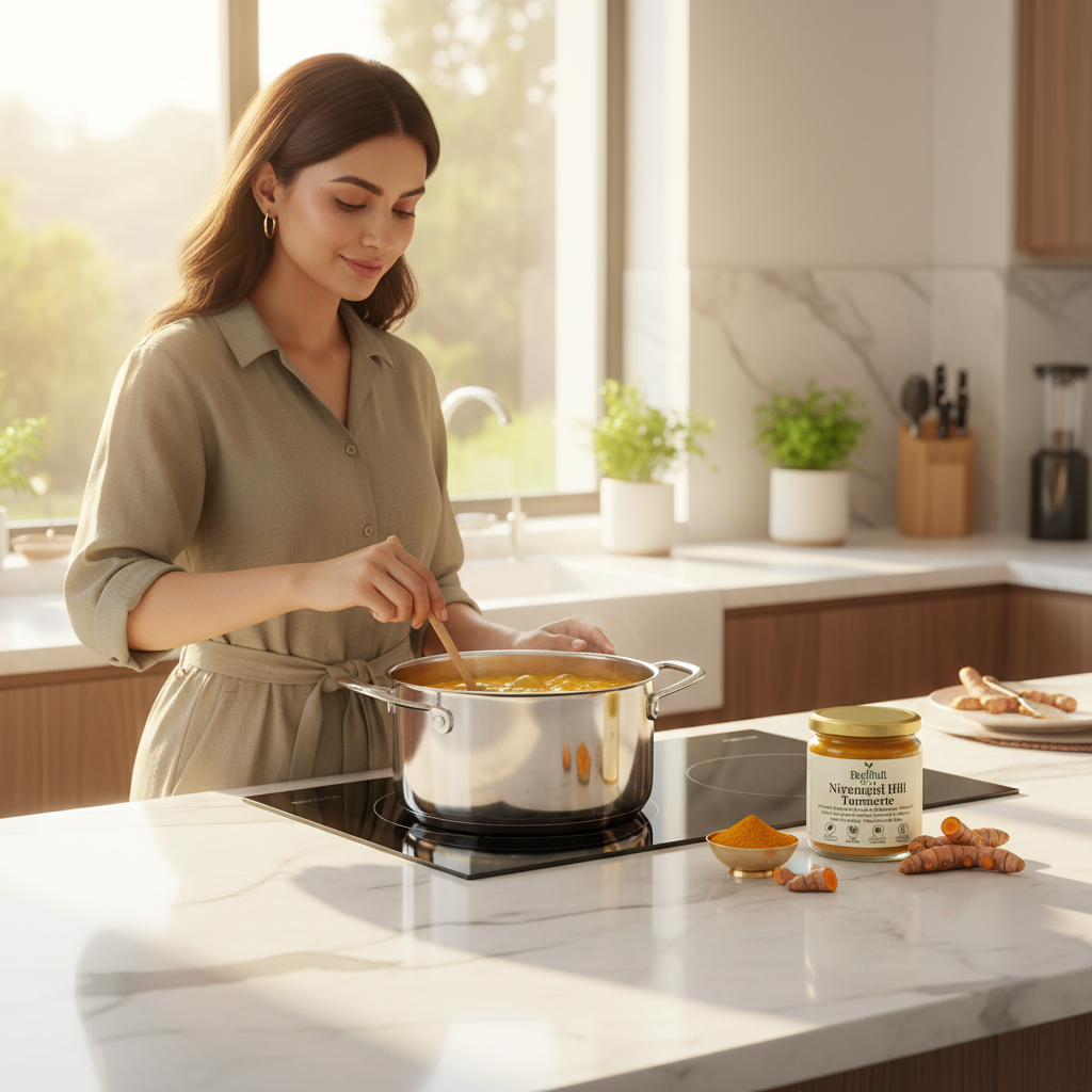 Modern Kitchen Cooking