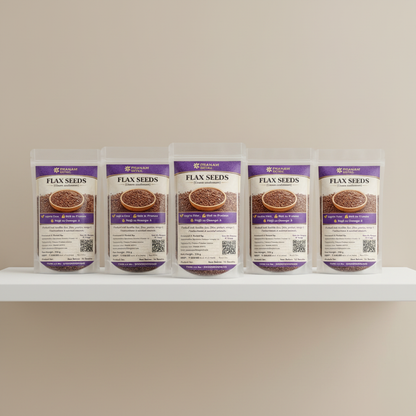 Pranam Flax Seeds Shelf Display