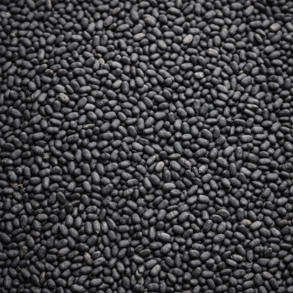Close-up of black pebbles