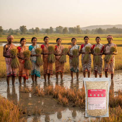 Red Rice Poha Farmers Community Field