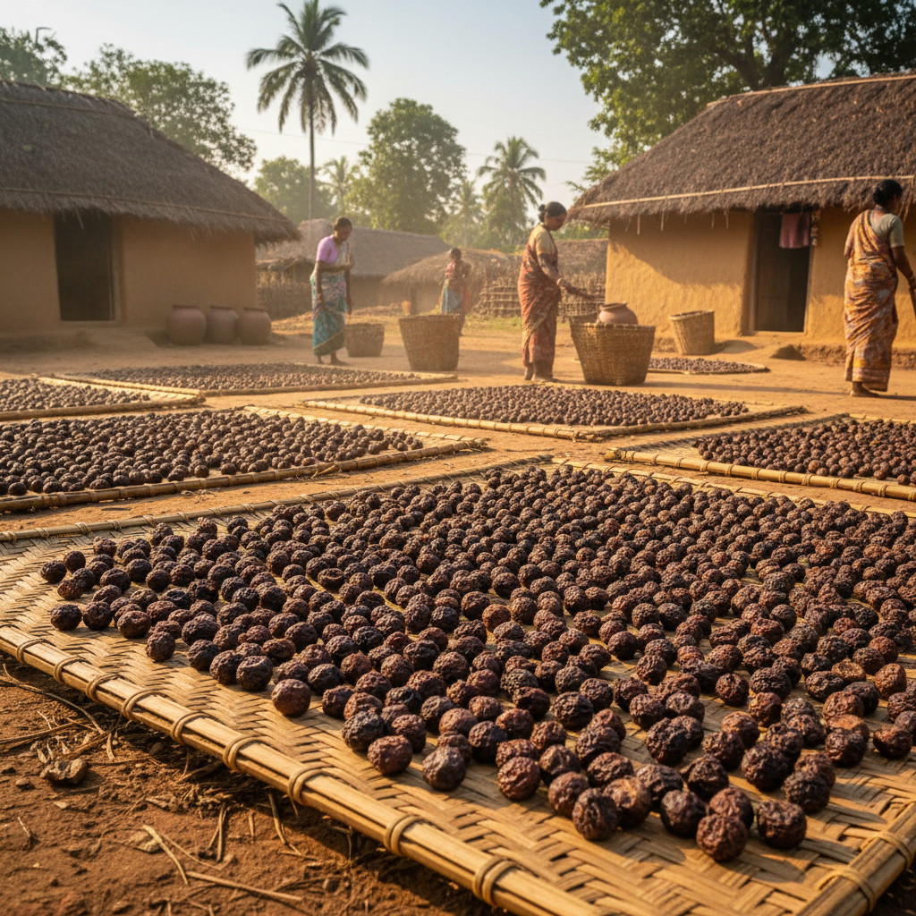 Reetha Traditional Processing