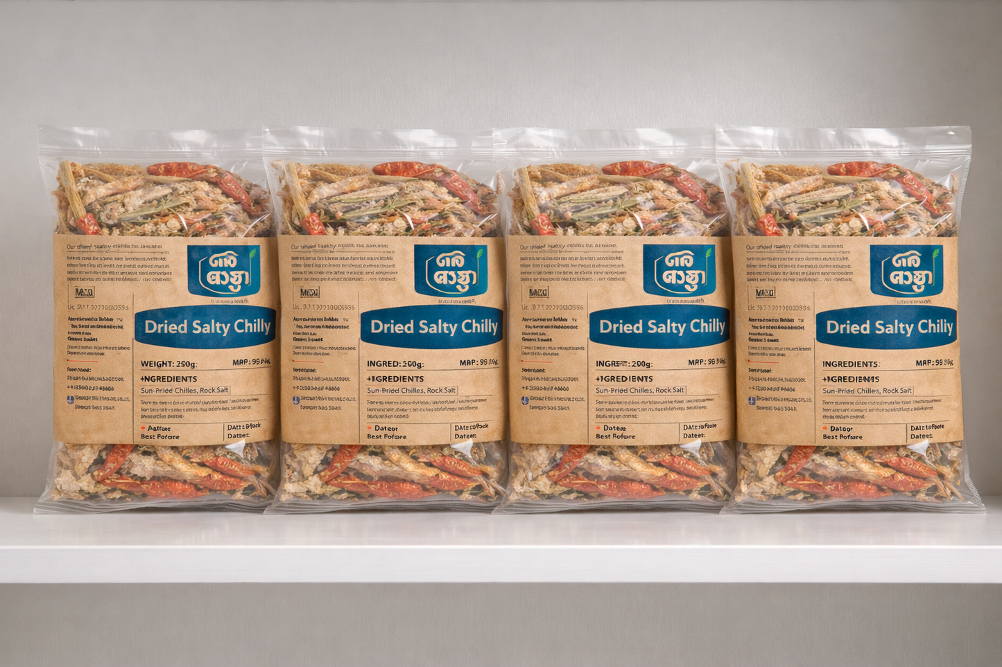 સૂકું ખારું મરચું - ગંજમ, ઓડિશા