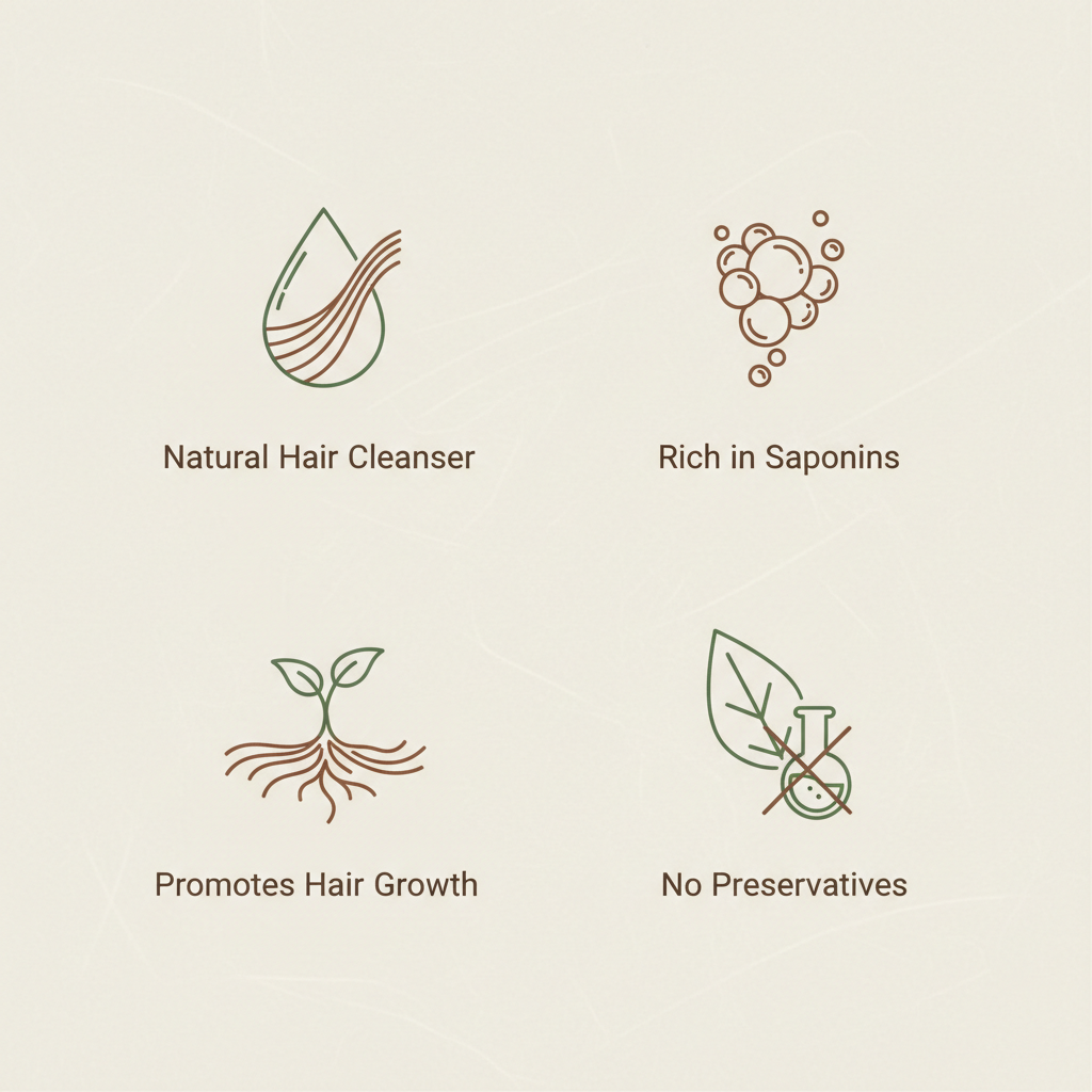 Shikakai Benefits Infographic