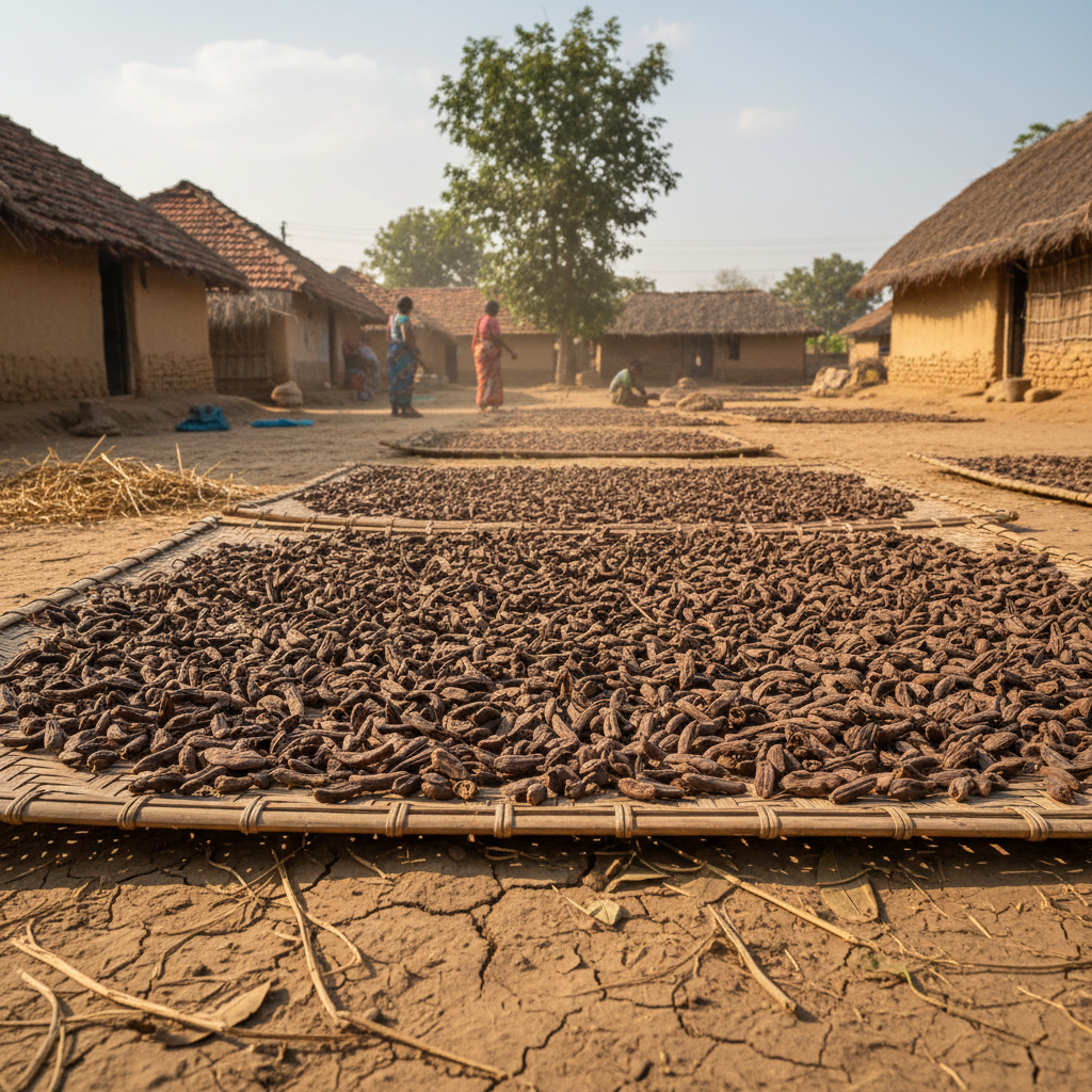 Shikakai Traditional Processing