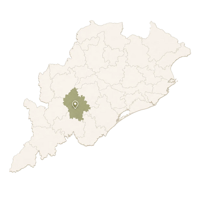 Map of Spain with a highlighted region, featuring a location pin.