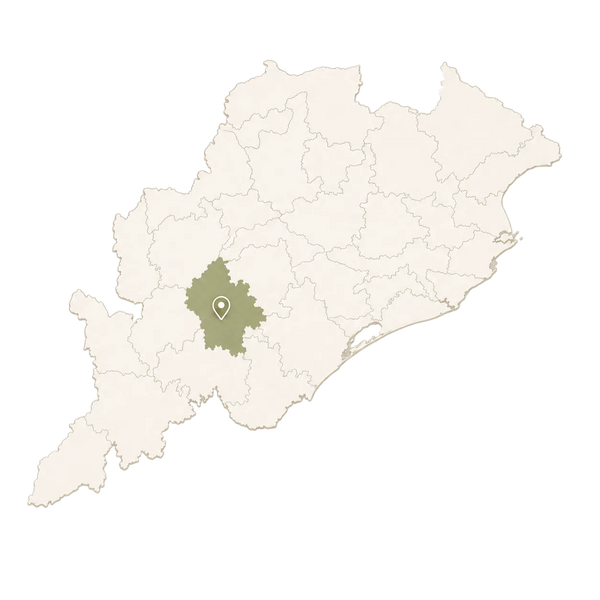 Map of Spain with a highlighted region, featuring a location pin.