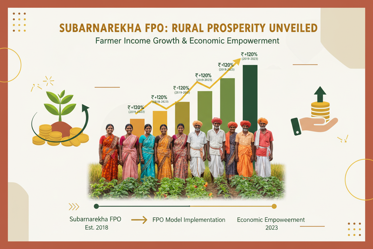 Subarnarekha FPO Farmer Income Growth