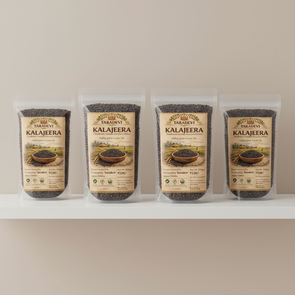 Taradevi Kala Jeera Shelf Display