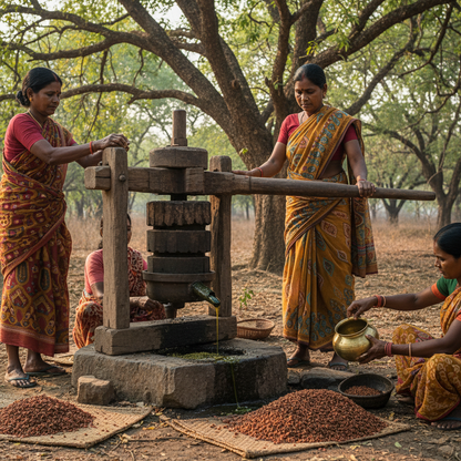 Traditional Neem Oil Extraction