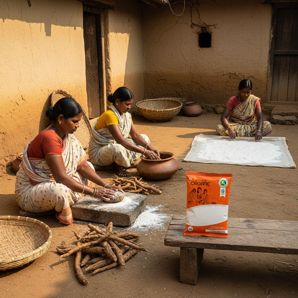 Traditional Processing + Tribal Women + Product Pack